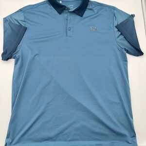 Under Armour Men's Light Blue Polo Shirt